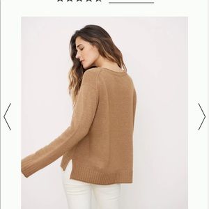 Jenni Kayne everyday sweater in camel
